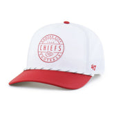 Kansas City Chiefs '47 Suburbia Hitch Two-Tone Adjustable Hat - White/Red - 47 brand