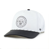 Cincinnati Bengals '47 Suburbia Hitch Two-Tone Adjustable Hat - White/Black - 47 brand