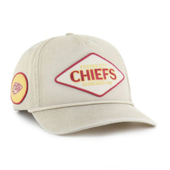 Kansas City Chiefs '47 Cairn Hitch Adjustable Hat - Khaki - 47 brand