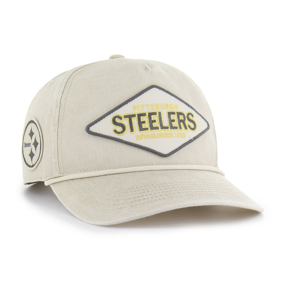 Pittsburgh Steelers '47 Cairn Hitch Adjustable Hat - Khaki - 47 brand