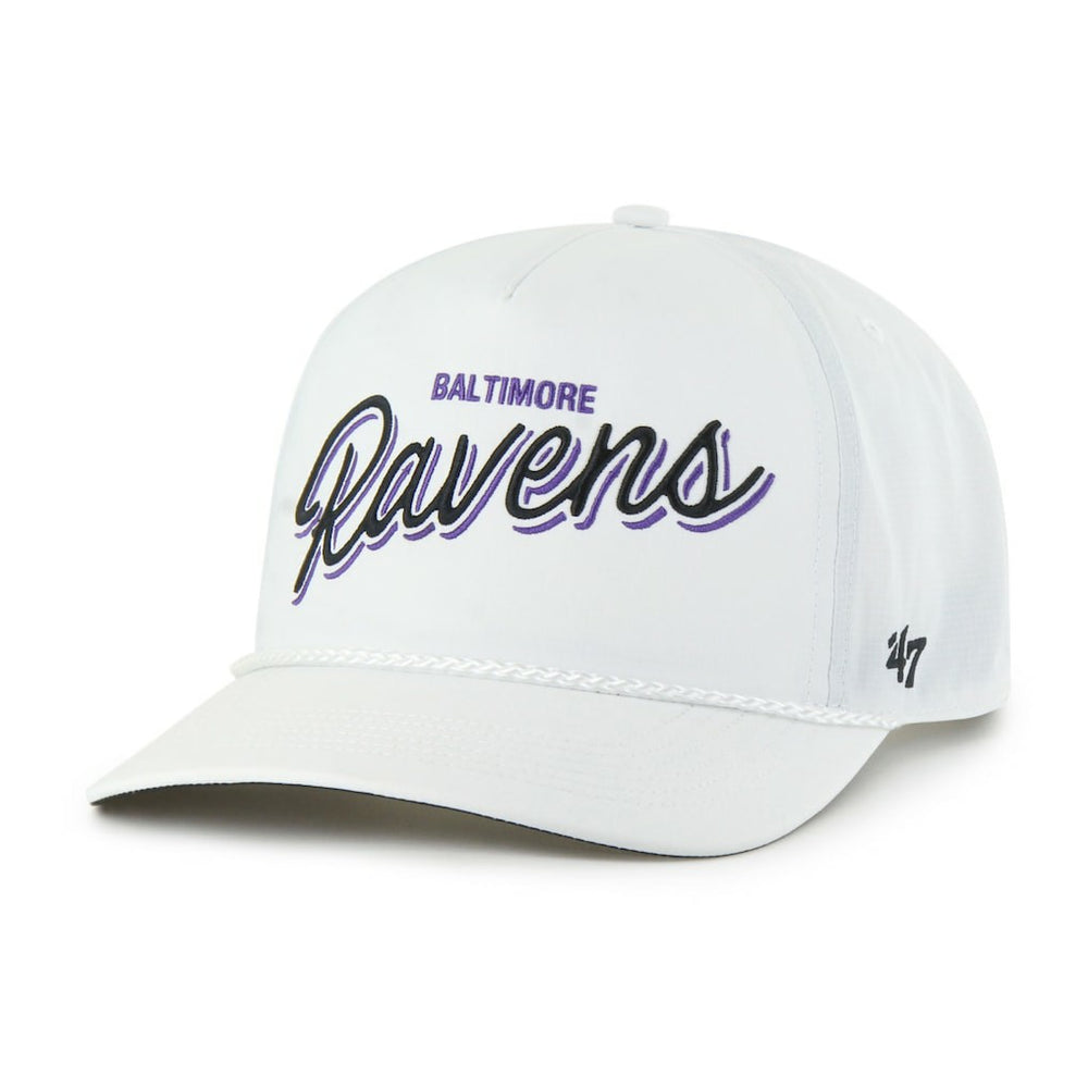 Baltimore Ravens '47 Brrr Fairway Hitch Adjustable Hat - White - 47 brand