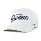 Baltimore Ravens '47 Brrr Fairway Hitch Adjustable Hat - White - 47 brand