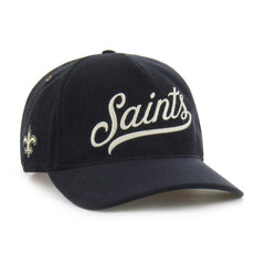 New Orleans Saints '47 Golden Age Corduroy Hitch Adjustable Hat - Black - 47 brand