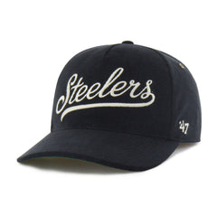 Pittsburgh Steelers '47 Golden Age Corduroy Hitch Adjustable Hat - Black - 47 brand