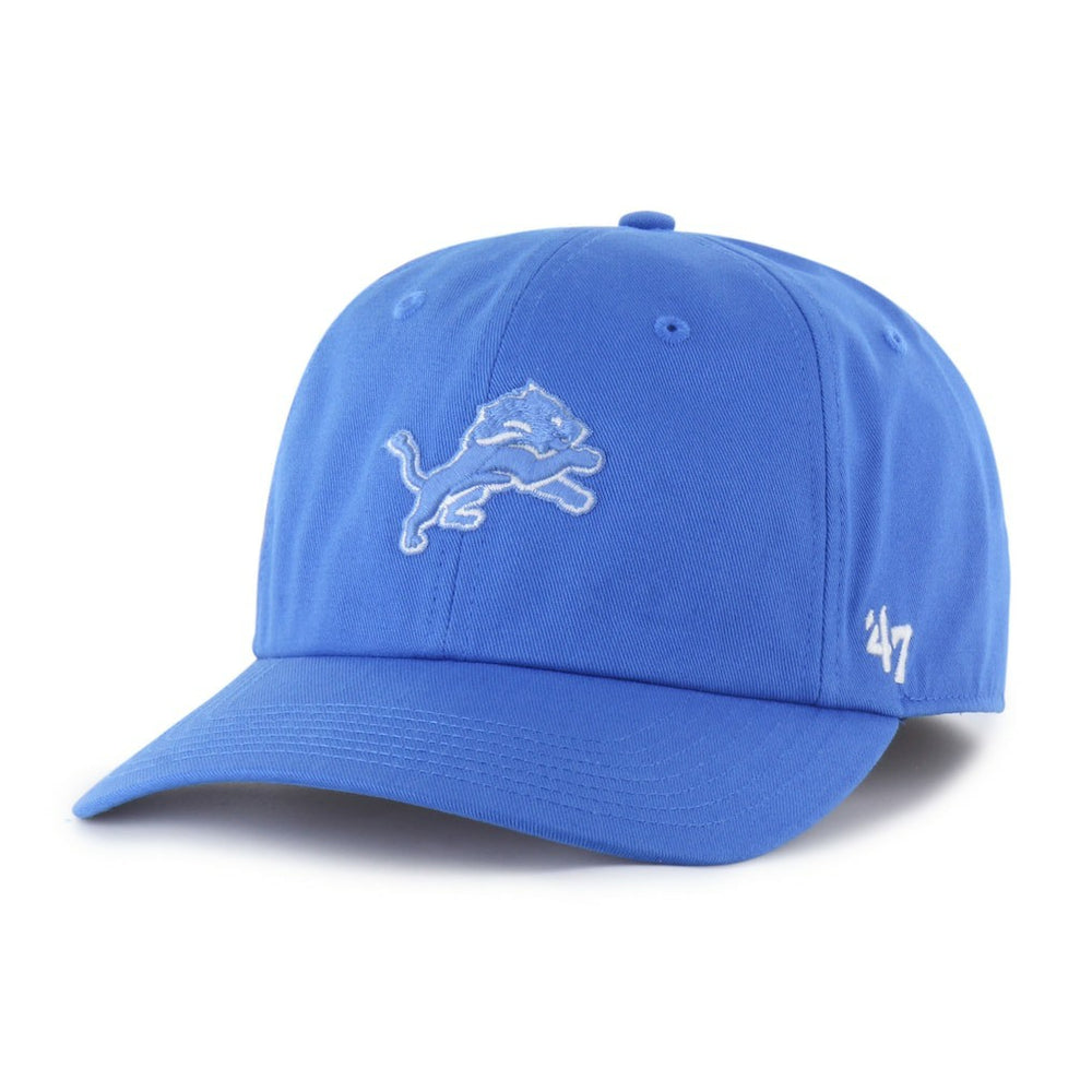 Detroit Lions '47 Foundational Franchise Fitted Hat - Blue - 47 brand