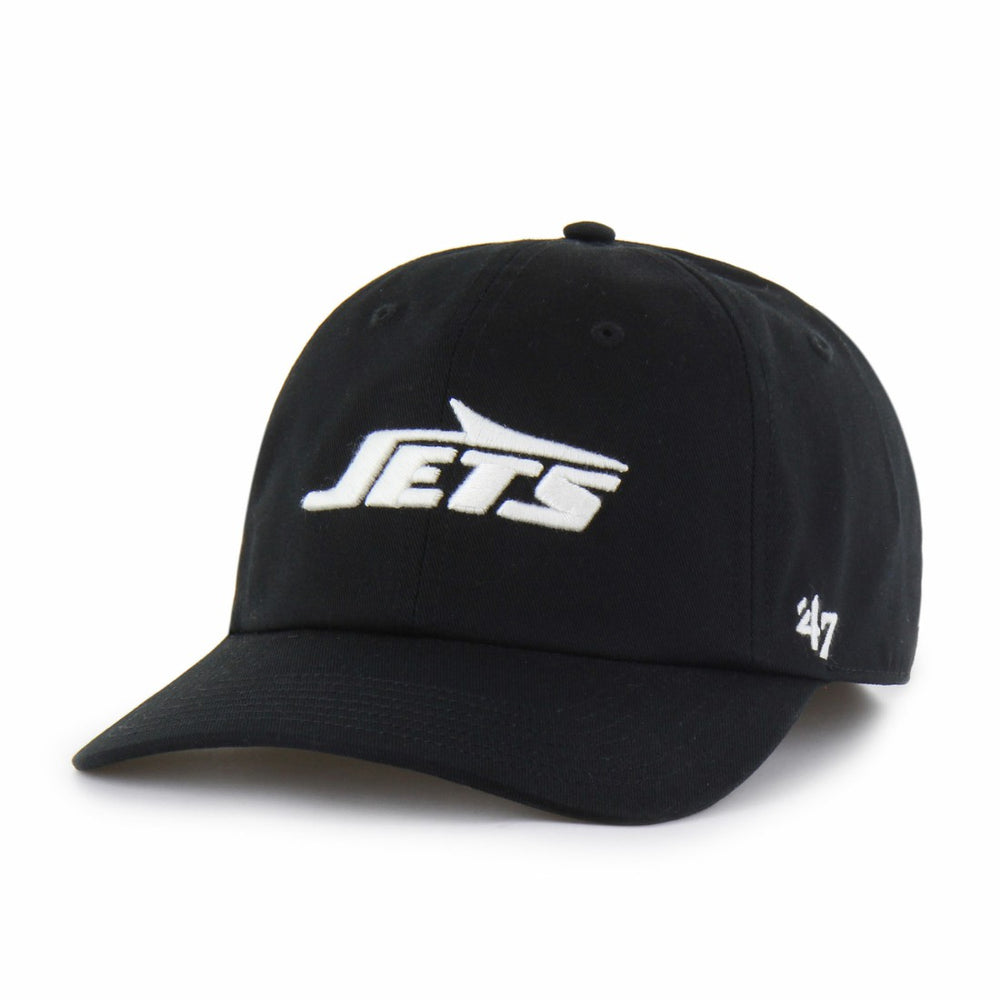 New York Jets '47 Foundational Franchise Fitted Hat - Black - 47 brand