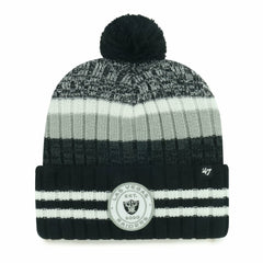 Las Vegas Raiders '47 Quiver Cuffed Knit Hat with Pom - 47 brand