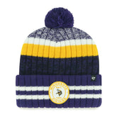 Minnesota Vikings '47 Quiver Cuffed Knit Hat with Pom - 47 brand