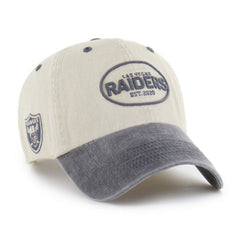 Las Vegas Raiders '47 Breaking Trail Clean Up Adjustable Hat - Khaki - 47 brand