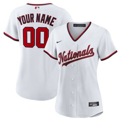 Washington Nationals Nike Women's Home Custom Replica 2.0 Jersey Online