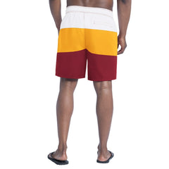 Washington Commanders G-III Sports by Carl Banks Sunrise Volley Swim Shorts - Burgundy/Gold - NFL