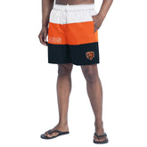 Chicago Bears G-III Sports by Carl Banks Sunrise Volley Swim Shorts - Navy/Orange - NFL