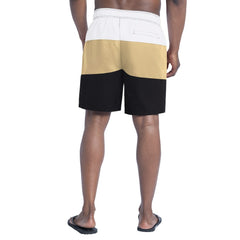 New Orleans Saints G-III Sports by Carl Banks Sunrise Volley Swim Shorts - Black/Gold - NFL