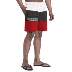 Tampa Bay Buccaneers G-III Sports by Carl Banks Sunrise Volley Swim Shorts - Red/Pewter - NFL