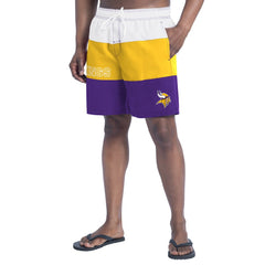 Minnesota Vikings G-III Sports by Carl Banks Sunrise Volley Swim Shorts - Purple/Gold - NFL