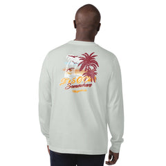 Washington Commanders Margaritaville It's Five O'Clock Somewhere Long Sleeve T-Shirt - Gray - NFL