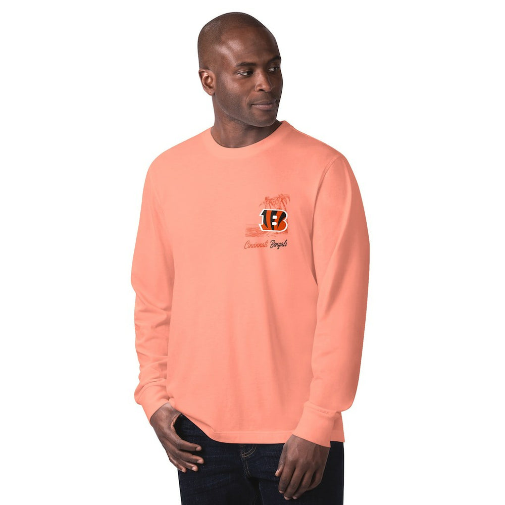 Cincinnati Bengals Margaritaville It's Five O'Clock Somewhere Long Sleeve T-Shirt - Orange - NFL