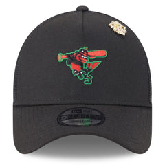 Baltimore Orioles New Era 2025 Big League Chew A-Frame 9FORTY Adjustable Trucker Hat Sale