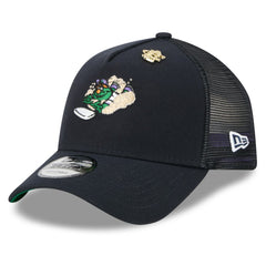 Boston Red Sox New Era 2025 Big League Chew A-Frame 9FORTY Adjustable Trucker Hat Discount