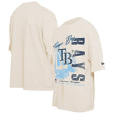 Tampa Bay Rays New Era Cooperstown Collection Oversized Throwback Distressed T-Shirt Online