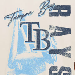 Tampa Bay Rays New Era Cooperstown Collection Oversized Throwback Distressed T-Shirt Online