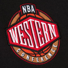 Mitchell & Ness Golden State Warriors Hardwood Classics Blackout Collection Pullover Hoodie Black