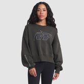 New York Jets Women's 2025 Rivalries Collection Oversized Phoenix Fleece Sweatshirt - Gotham Green - Nike