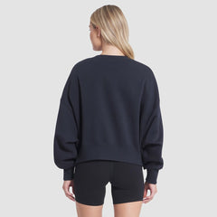 Miami Dolphins Women's 2025 Rivalries Collection Oversized Phoenix Fleece Sweatshirt - Pitch Blue - Nike