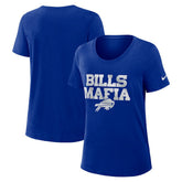Buffalo Bills Women's 2025 Rivalries Collection Slub Dri-FIT T-Shirt - Royal - Nike