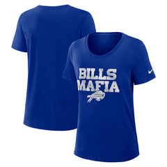 Buffalo Bills Women's 2025 Rivalries Collection Slub Dri-FIT T-Shirt - Royal - Nike