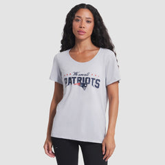 New England Patriots Women's 2025 Rivalries Collection Slub Dri-FIT T-Shirt - Silver - Nike
