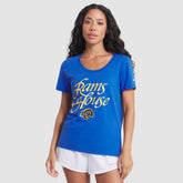 Los Angeles Rams Women's 2025 Rivalries Collection Slub Dri-FIT T-Shirt - Royal - Nike
