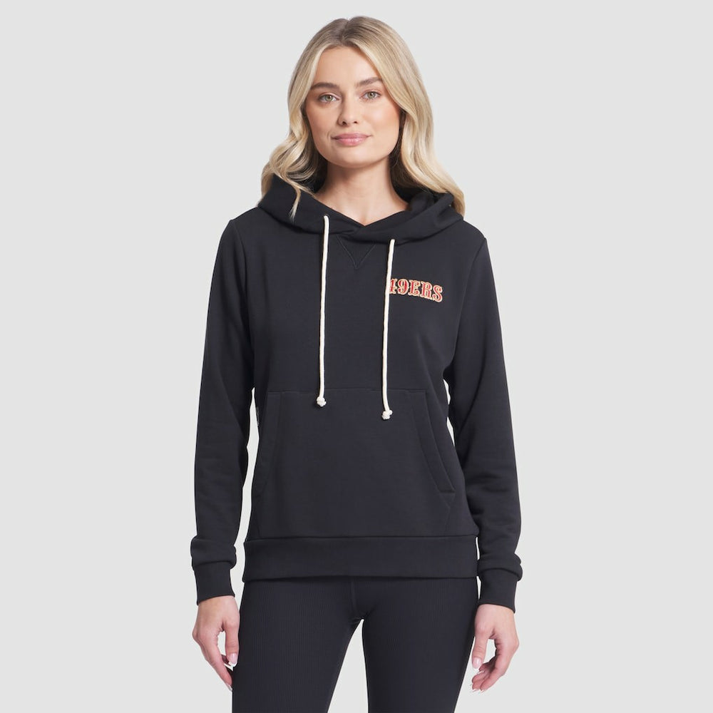 San Francisco 49ers Women's 2025 Rivalries Collection Standard Issue Sideline Dri-FIT Hoodie - Black - Nike