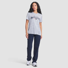 New England Patriots Women's 2025 Rivalries Collection Sideline Velocity Dri-FIT T-Shirt - Silver - Nike