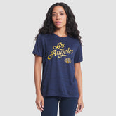Los Angeles Rams Women's 2025 Rivalries Collection Sideline Velocity Dri-FIT T-Shirt - Midnight Blue - Nike