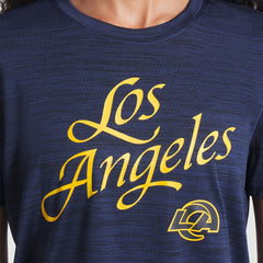 Los Angeles Rams Women's 2025 Rivalries Collection Sideline Velocity Dri-FIT T-Shirt - Midnight Blue - Nike