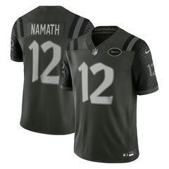 Joe Namath New York Jets 2025 Rivalries Collection Retired Player Limited Jersey - Gotham Green - Nike