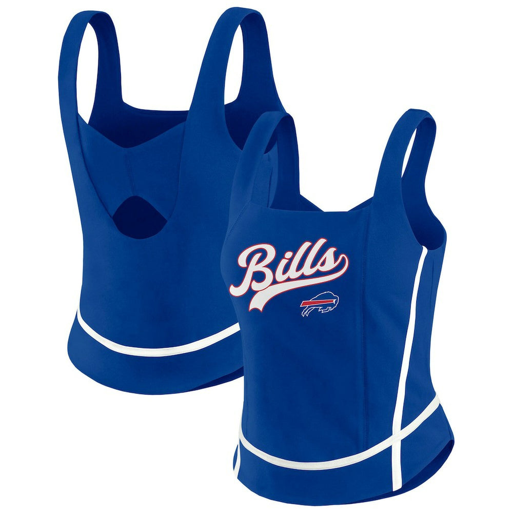 Buffalo Bills WEAR by Erin Andrews Women's Square Neck Tank Top - Royal - NFL