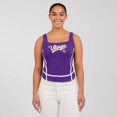Minnesota Vikings WEAR by Erin Andrews Women's Square Neck Tank Top - Purple - NFL