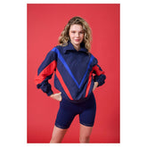 Philadelphia Phillies Terez Women's Ripstop Chevron Quarter-Zip Pullover Discount