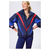 New York Yankees Terez Women's Ripstop Chevron Quarter-Zip Pullover Online
