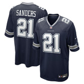 Deion Sanders Dallas Cowboys Team Retired Player Game Jersey - Navy - Nike