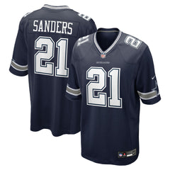 Deion Sanders Dallas Cowboys Team Retired Player Game Jersey - Navy - Nike