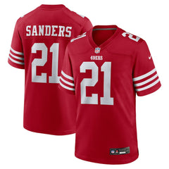 Deion Sanders San Francisco 49ers Team Retired Player Game Jersey - Scarlet - Nike