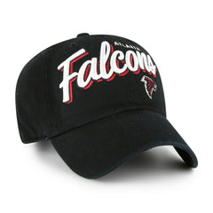 Atlanta Falcons '47 Women's Ariana Clean Up Adjustable Hat - Black - 47 brand