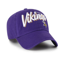 Minnesota Vikings '47 Women's Ariana Clean Up Adjustable Hat - Purple - 47 brand
