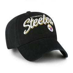 Pittsburgh Steelers '47 Women's Ariana Clean Up Adjustable Hat - Black - 47 brand