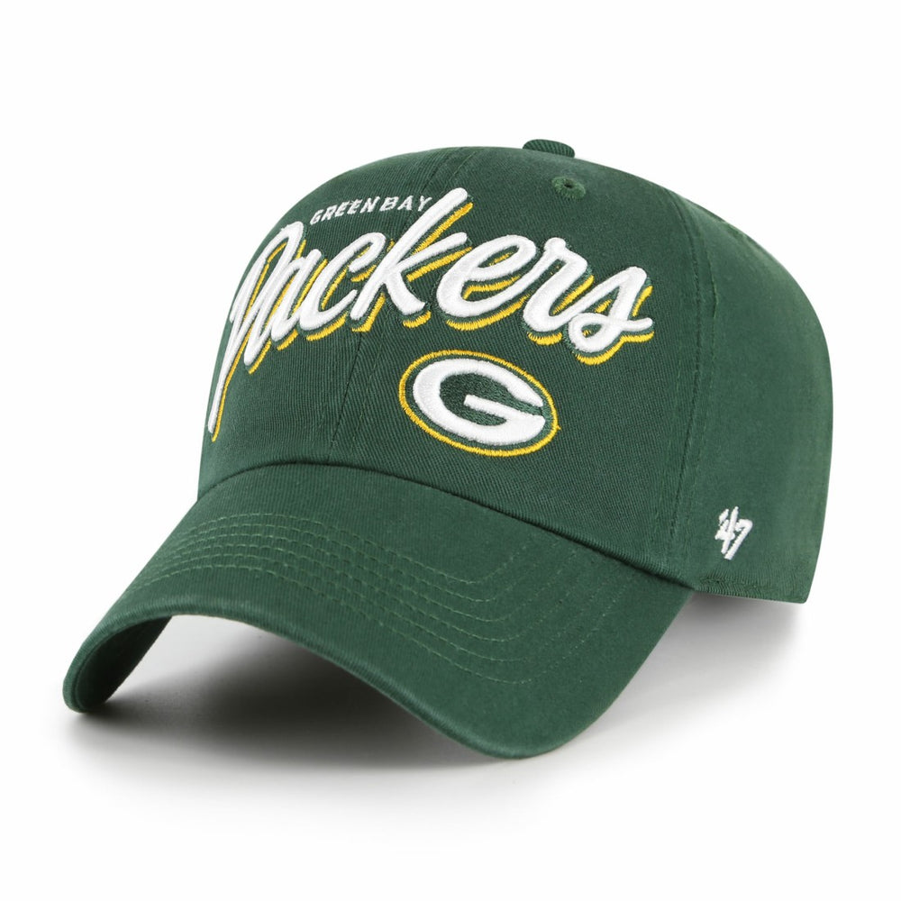 Green Bay Packers '47 Women's Ariana Clean Up Adjustable Hat - Green - 47 brand
