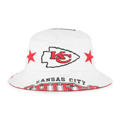Kansas City Chiefs '47 Women's Energize Bucket Hat - White - 47 brand