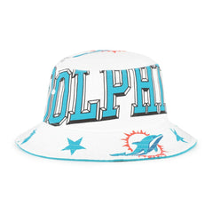 Miami Dolphins '47 Women's Energize Bucket Hat - White - 47 brand